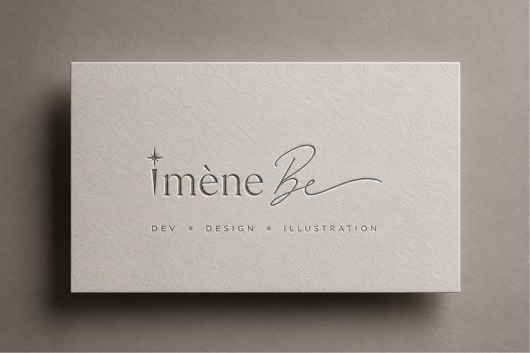 Identité de marque – Imène Be