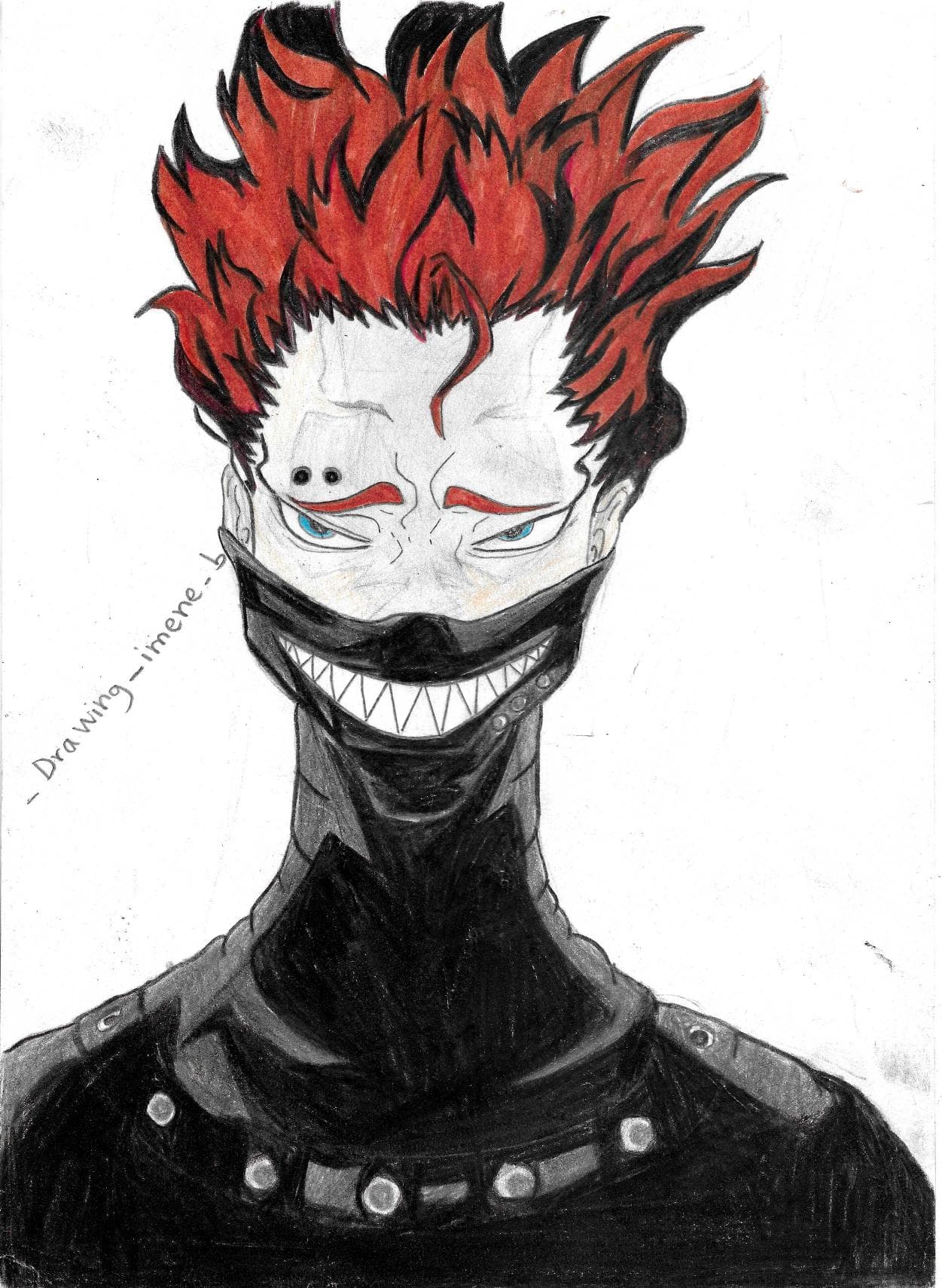 Dabi Flammes, dessin manga 2019