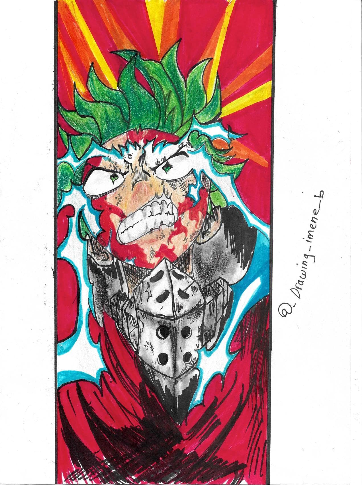 Deku Overhaul, dessin manga 2019
