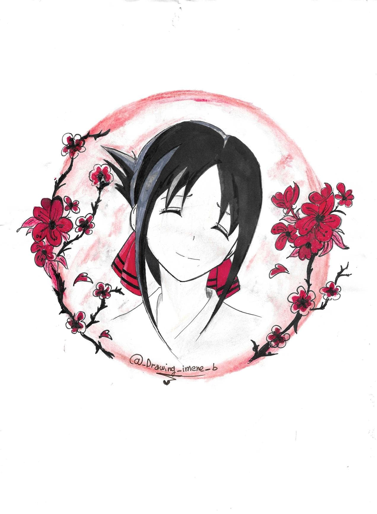 Fille Sakura, dessin manga 2019