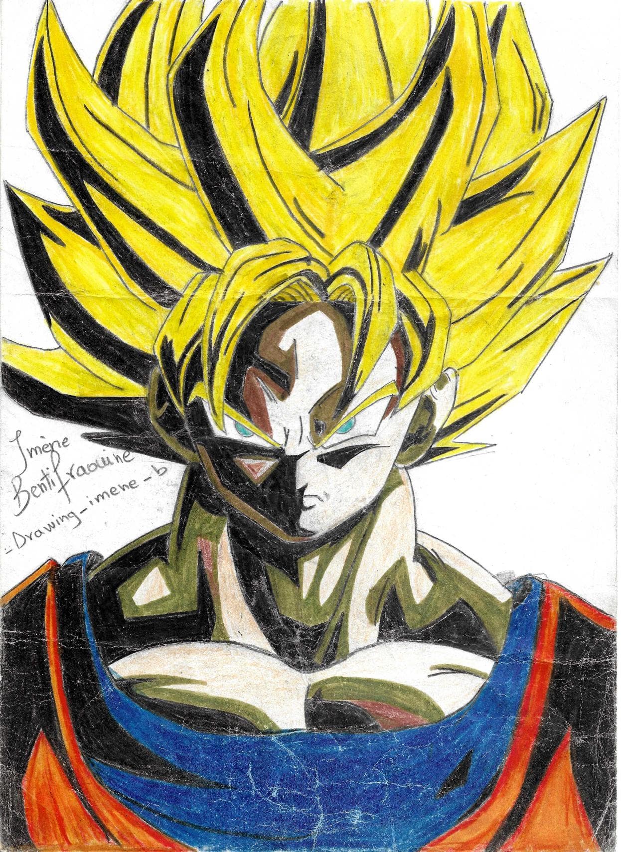 Goku Supersaiyan, dessin manga 2019