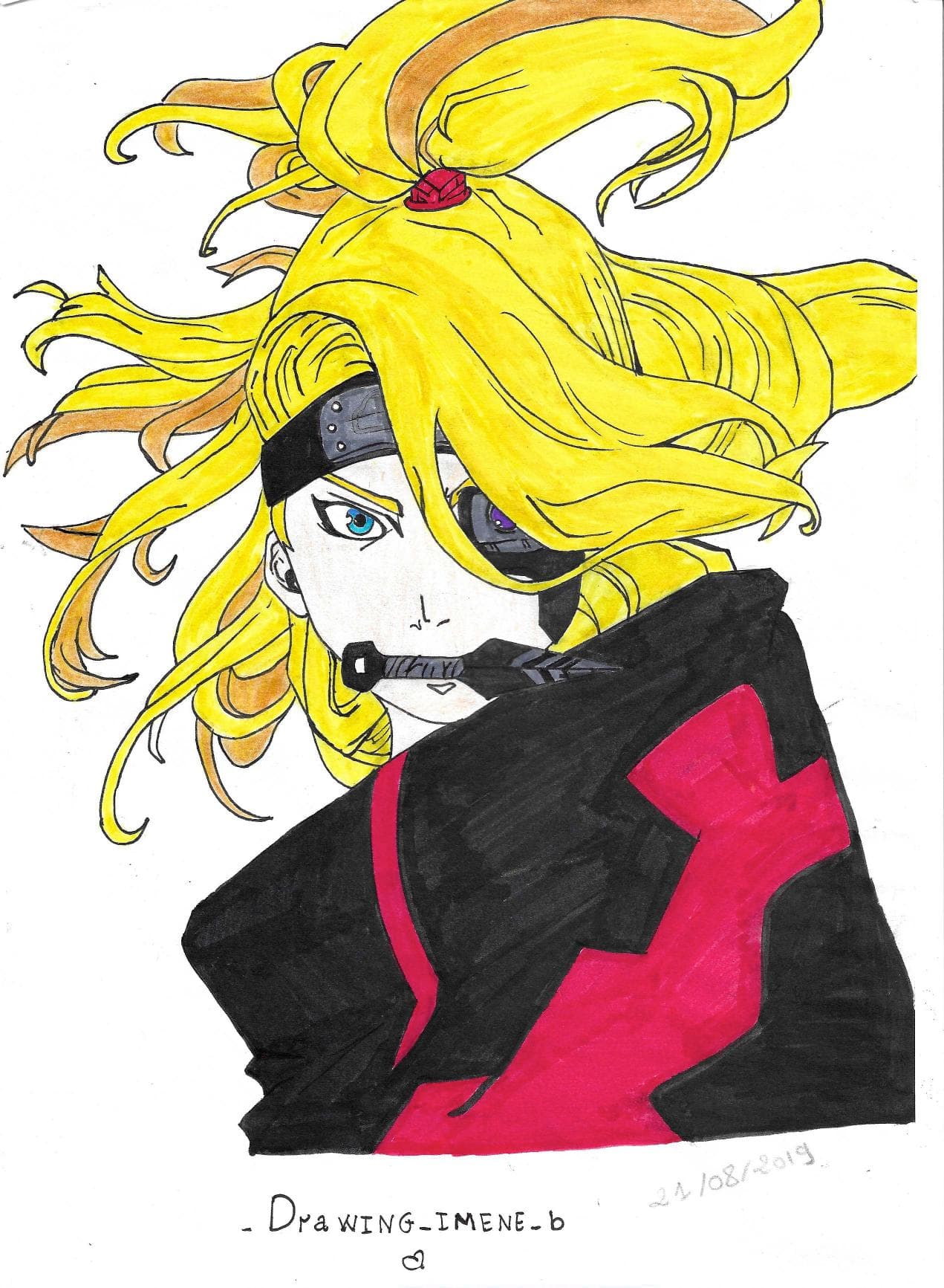 Guerriere Cyborg, dessin manga 2019