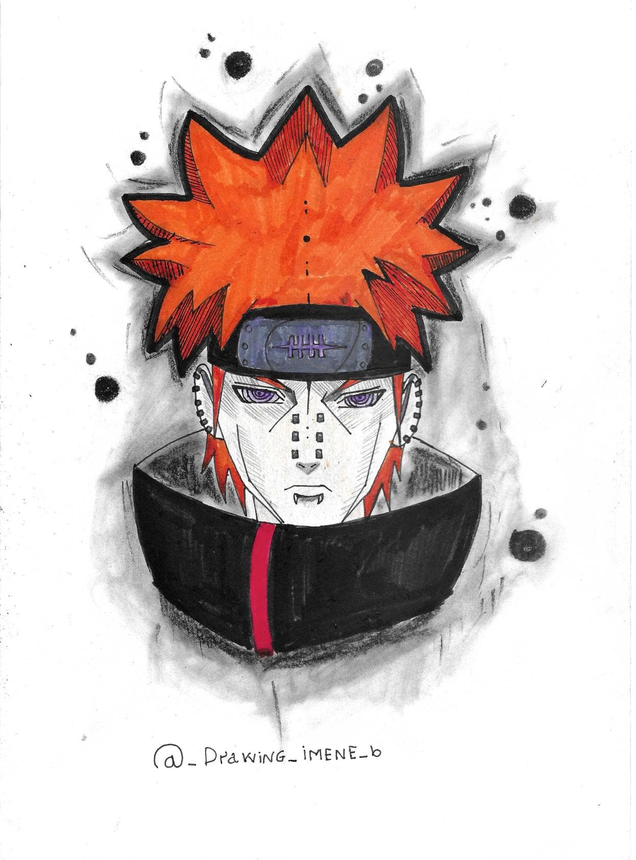 Pain Rinnegan, dessin manga 2019