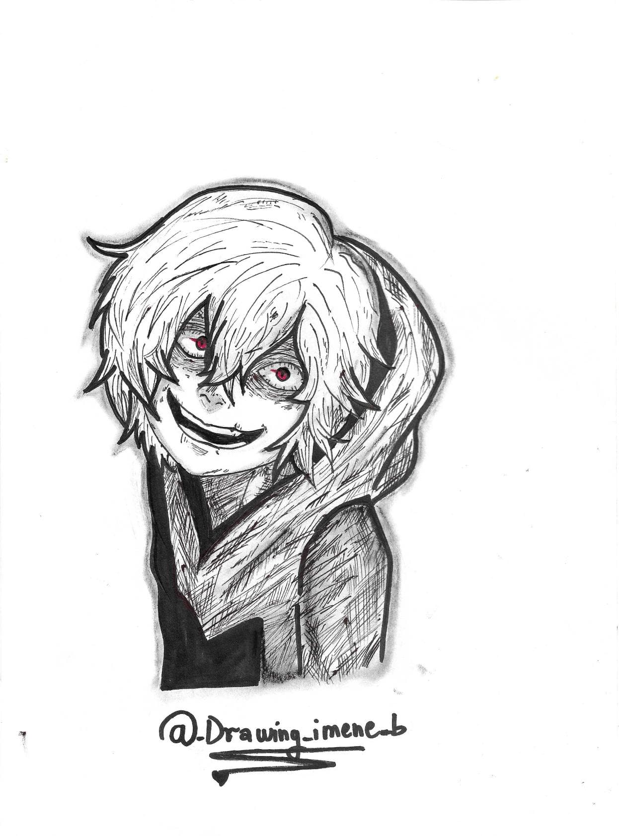Sourire Sinistre, dessin manga 2019