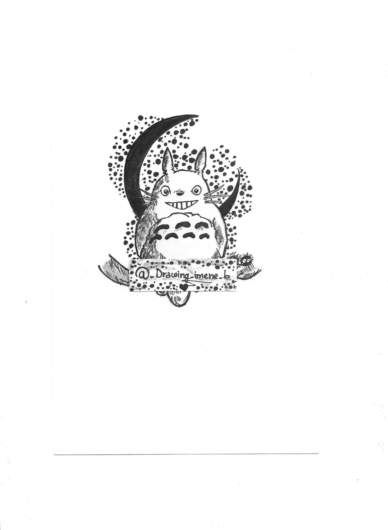 Totoro Ghibli, dessin manga 2019