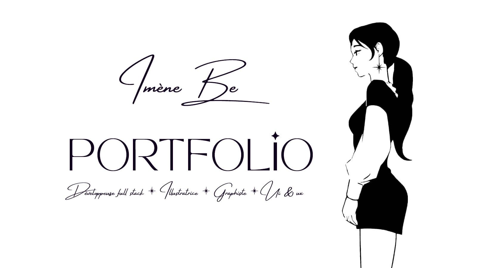 Aperçu de la première page du portfolio