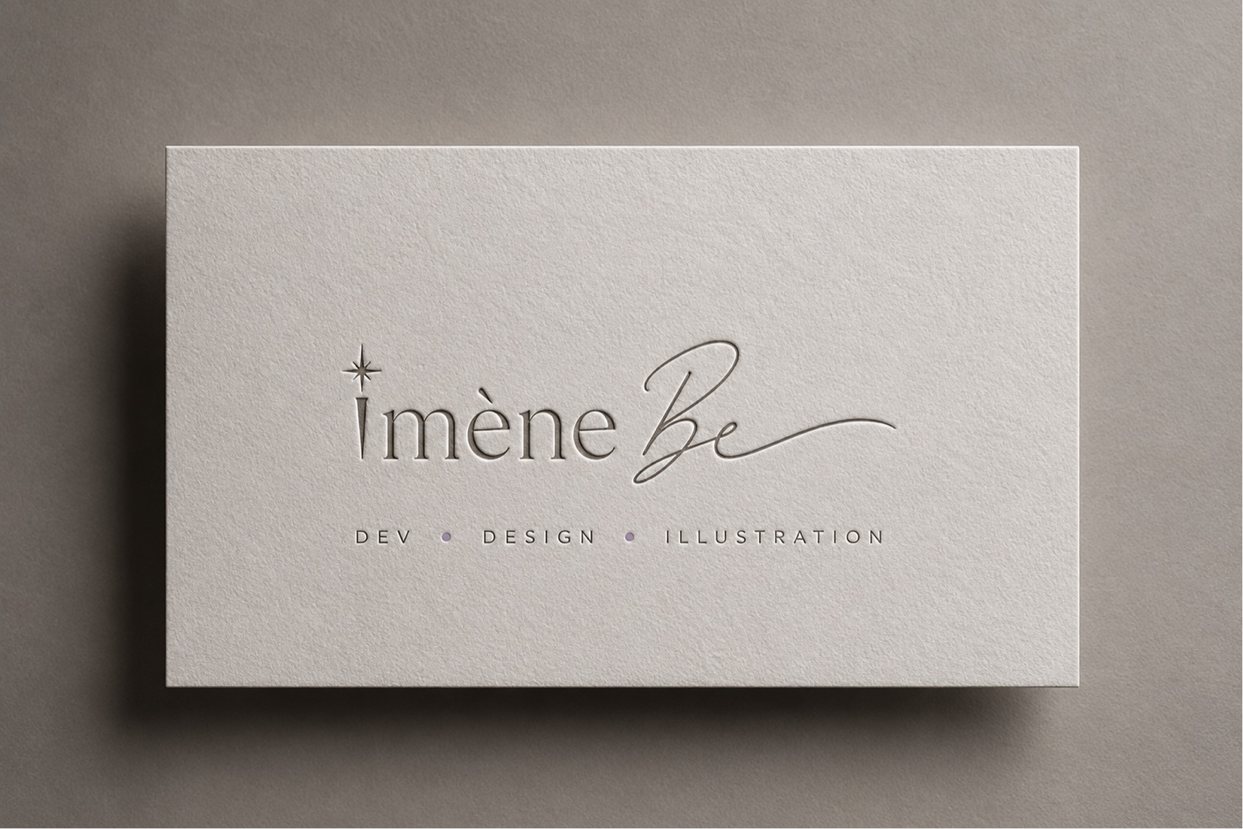 Identité de marque – Imène Be